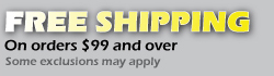 Free Shipping on orders $99 and over!