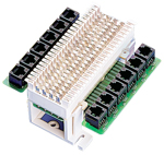 Siemon 66 Block with 12-4 pair modular jacks