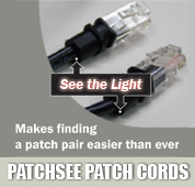 PatchSee - RJ45 Patch Cords with Light Identification