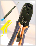 AIM - 21-7865P - Twisted Pair Crimp Tool RJ11/RJ45
