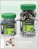 Greenlee - F-Style Compression Connectors - 50 & 100 Packs