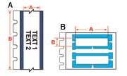 PermaSleeve PS Wire Marking Sleeves - Diagram