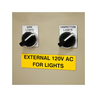 Control Panel and Electrical Panel Labels 