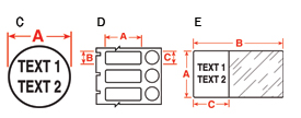 Centrifuge and PCR Tube Labels - Diagram