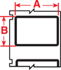 Brady BMP71 Rating and Nameplates Labels - Diagram Red