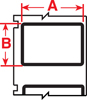 Brady BMP71 Rating and Nameplates Labels - Diagram Red