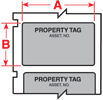 Brady BMP71 Pre-Printed Labels - Diagram Red