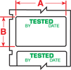 Brady BMP71 Pre-Printed Labels - Diagram Green