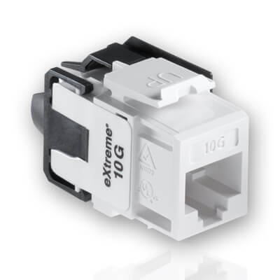 Jack UTP Cat 6 azul con pinza (150 piezas) 61110JL6, Marca LEVITON